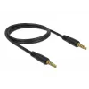Audio kabelis DeLOCK 85696 1m 3.5mm Melns