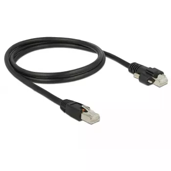 Tīkla kabelis DeLOCK 85667 RJ-45 Cat6 1m Melns