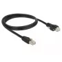 Tīkla kabelis DeLOCK 85667 RJ-45 Cat6 1m Melns