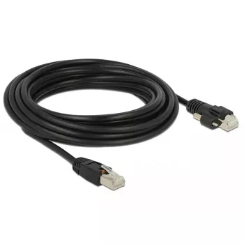 Networking kabelis DeLOCK 85670 RJ-45 Cat6 5 m Melns