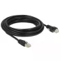 Networking kabelis DeLOCK 85670 RJ-45 Cat6 5 m Melns
