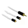 Audio kabelis DeLOCK 85848 1.2m 2.5mm 2x MMCX balts