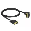 DVI kabelis DeLOCK 85893 1 m DVI-D melns