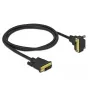 DVI kabelis DeLOCK 85893 1 m DVI-D melns