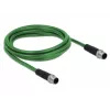 Tīkla kabelis DeLOCK 85918 RJ45 DIN EN 60811-C2-1 2m Melns