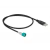 Kabelis HSD Z vīr. uz USB 2.0 A tipa vīr. 0,5 m DeLOCK