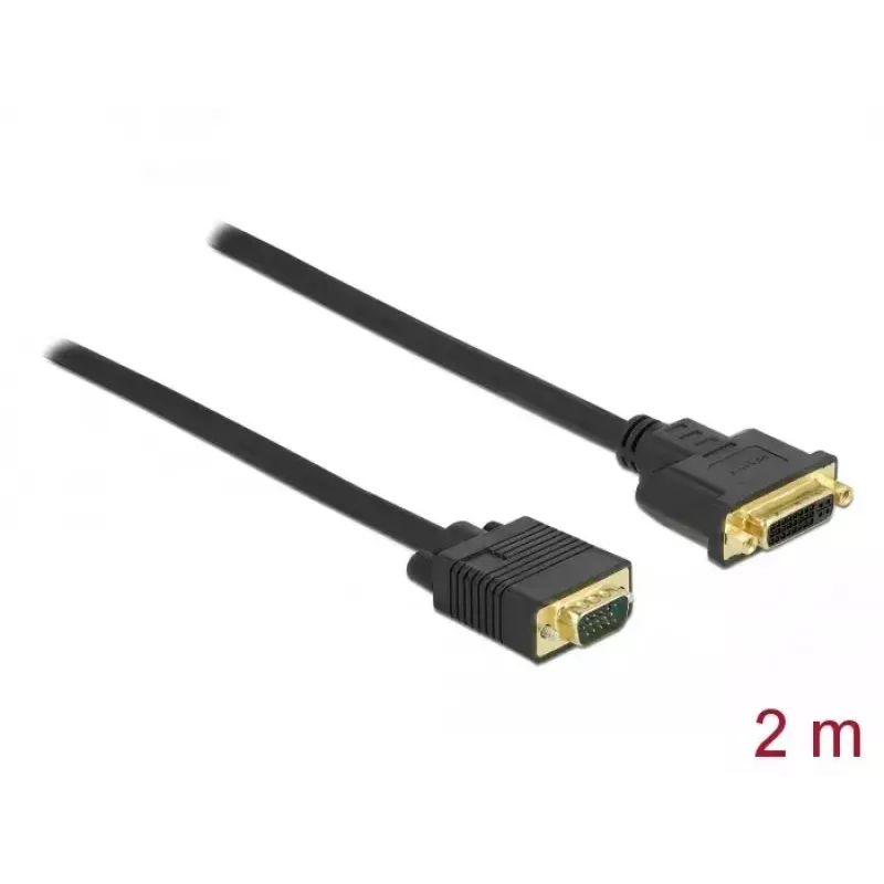 DVI uz VGA kabelis DeLOCK 86757 2 m