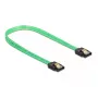 SATA kabelis DeLOCK 82064 0,3 m SATA 7-pin zaļš