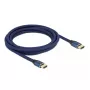 HDMI kabelis DeLOCK Ultra High Speed 48 Gbps 8K 60 Hz zils 3 m