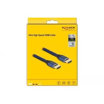 HDMI kabelis DeLOCK Ultra High Speed 48 Gbps 8K 60 Hz 0,5 m