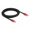 HDMI kabelis DeLOCK Ultra High Speed 48 Gbps 8K 60 Hz sarkans 3 m