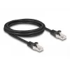 DeLOCK kabelis RJ50 vīr. uz RJ50 vīr. S/FTP 2 m melns