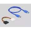DeLOCK PCI Express x1 uz PCI 32 bitu slots ar 60 cm kabeli