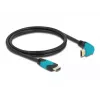 HDMI kabelis DeLOCK 86991 1 m HDMI Type A Standard Melns Zils