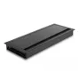DeLOCK kabeļu caurlaide ar birsti galda montāžai 300 x 120 x 28 mm melna