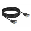 Seriālais kabelis DeLOCK 87783 melns 10 m DB-9