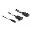DeLOCK DisplayPort kabelis 4K 60 Hz līdzstrāvas padeve 0,30 m paneļa montāža