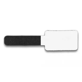 DeLOCK Mini āķa-cilpu kabeļu turētājs 90 mm x 24 mm pašlīmējošs 10 gabali melns