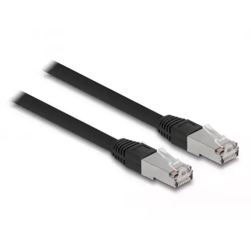 Tīkla kabelis DeLOCK RJ45 Cat.6A 2m Melns