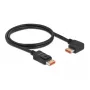 DisplayPort kabelis DeLOCK 8K 60 Hz 1 m vīrietis pret vīrieti 90° leņķa