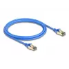 DeLOCK RJ45 tīkla kabelis Cat.8.1 F/FTP plāns 2 m zils
