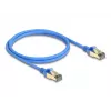 DeLOCK RJ45 tīkla kabelis Cat.8.1 F/FTP plāns 1 m zils