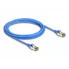 DeLOCK RJ45 tīkla kabelis Cat.8.1 F/FTP plāns 3 m zils
