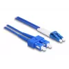 DeLOCK Fiber Optical kabelis LC Duplex to SC Duplex Singlemode OS2 2 m