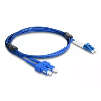 DeLOCK Fiber Optical kabelis LC Duplex to SC Duplex Singlemode OS2 2 m