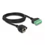 DeLOCK RJ45 kabelis Cat.6 spraudnis uz spaiļu bloka adapteri 2 m