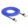 Tīkla kabelis DeLOCK RJ45 Plakans Cat.6A 5m zils