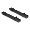 Kabeļu vilcējs DELOCK aktīvajiem optiskajiem kabeļiem, melns, platums 20 mm, dziļums 113 mm, min. liekuma rādiuss 5 mm