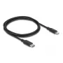 Kabelis DELOCK USB-C uz Lightning plāns 1 m, Lightning ↔ USB-C, 9 V 3 A, 3.3 mm, MFi