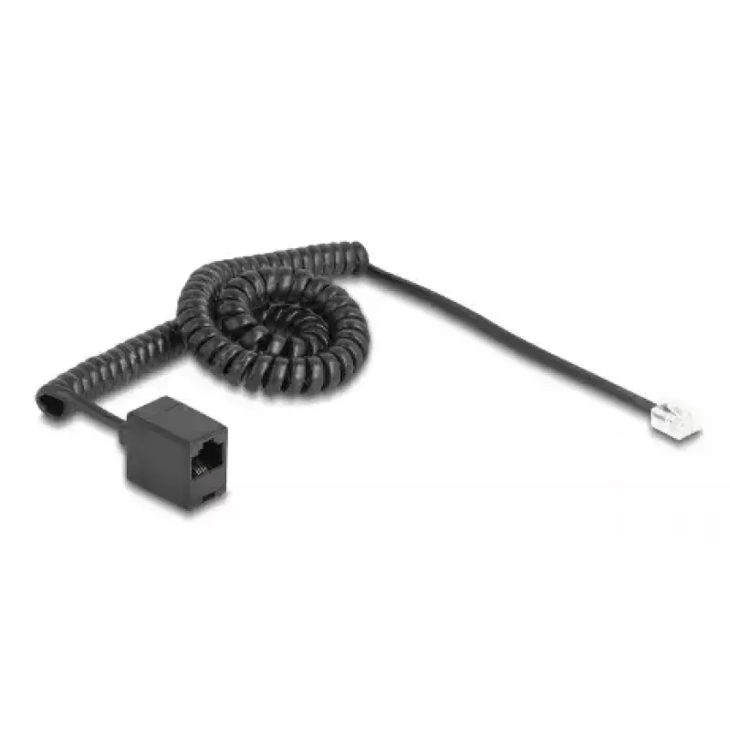DeLOCK telefona kabelis 3 m Melns 90064 RJ-11 RJ-45