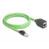 Tīkla kabelis DeLOCK 80880 RJ-45 Cat6a 1 m zaļš