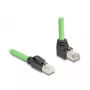 Tīkla kabelis DeLOCK 80894 RJ-45 Cat6a 5 m melns zaļš