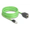 Tīkla kabelis DeLOCK 80882 RJ-45 Cat6a 5m zaļš
