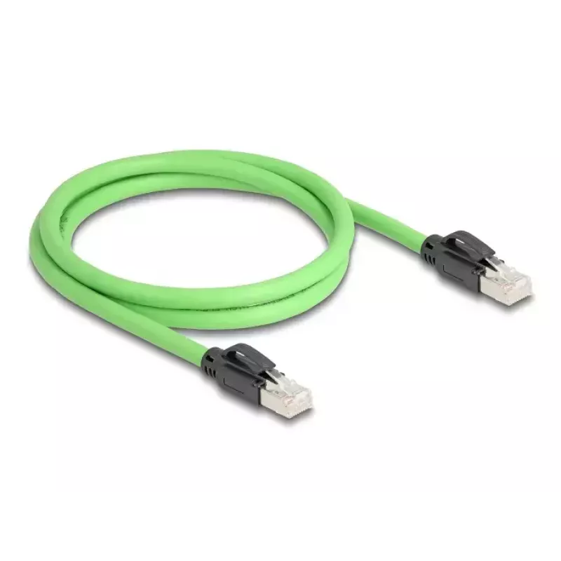 Tīkla kabelis DeLOCK RJ45 Cat.6A spraudnis–spraudnis 1 m zaļš
