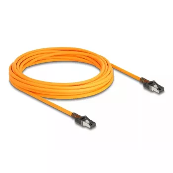 Tīkla kabelis DeLOCK RJ45 USB Type-C Cat.6A 7.5m oranžs