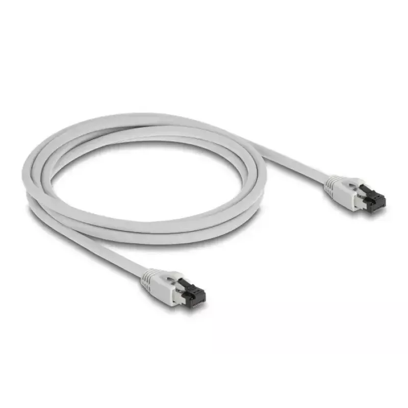 Tīkla kabelis DeLOCK 80560 RJ-45 Cat8.1 2m Pelēks
