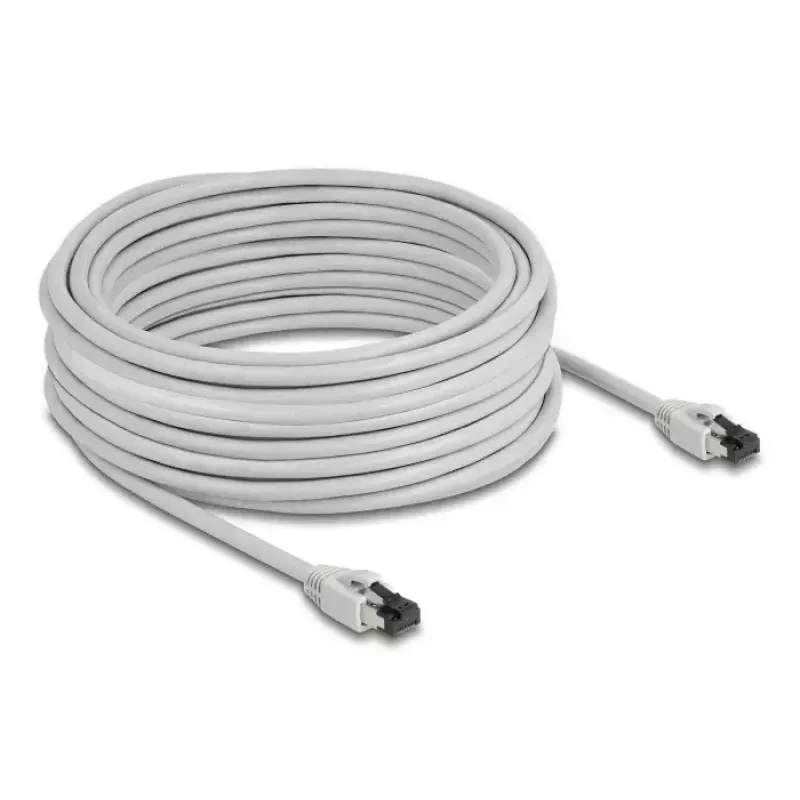 Tīkla kabelis DeLOCK 80565 RJ-45 Cat8.1 15 m Pelēks