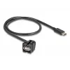 DeLOCK USB kabelis 0,5 m USB 2.0 USB A USB C 88056