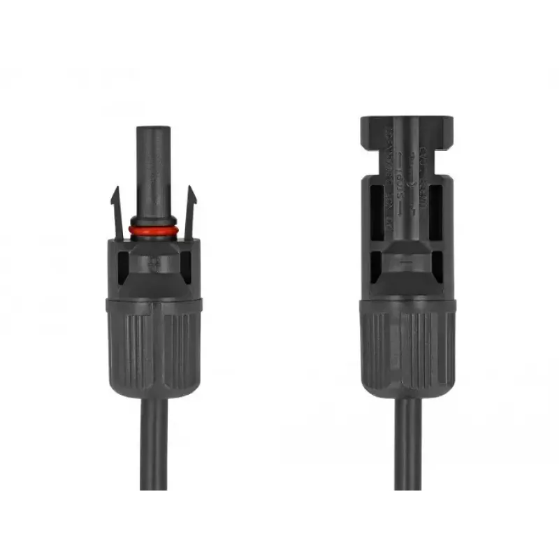 kabelis DeLOCK DL4 Solar kabelis 6 mm² male to female 3 m Melns