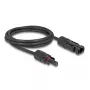 kabelis DeLOCK DL4 Solar kabelis 6 mm² male to female 3 m Melns