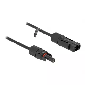 Kabelis DeLOCK DL4 Solar kabelis 4 mm² vīrišķais uz sievišķo 3 m melns