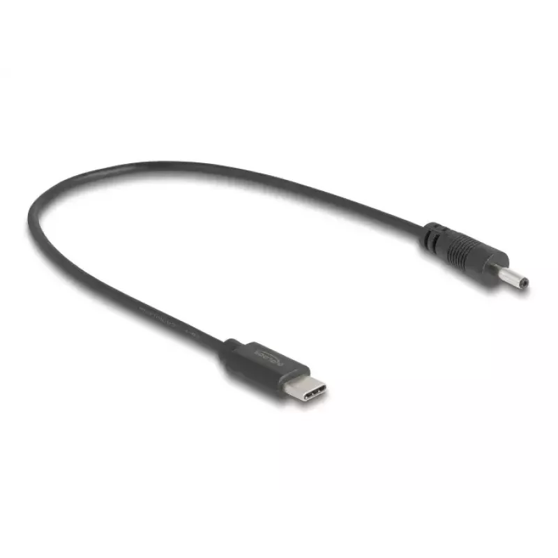 DeLOCK 85403 strāvas kabelis Melns 0.27 m USB C DC