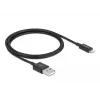 USB datu un barošanas kabelis DeLOCK 83002 1 m melns