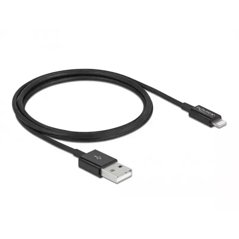 USB datu un barošanas kabelis DeLOCK 83002 1 m melns