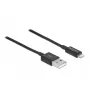 USB datu un barošanas kabelis DeLOCK 83002 1 m melns
