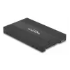 DELOCK interfeisa adapteris U.2 (SFF-8639) uz M.2 Key M NVMe SSD, modelis 64301, melns, resursdatora vīrišķais savienotājs